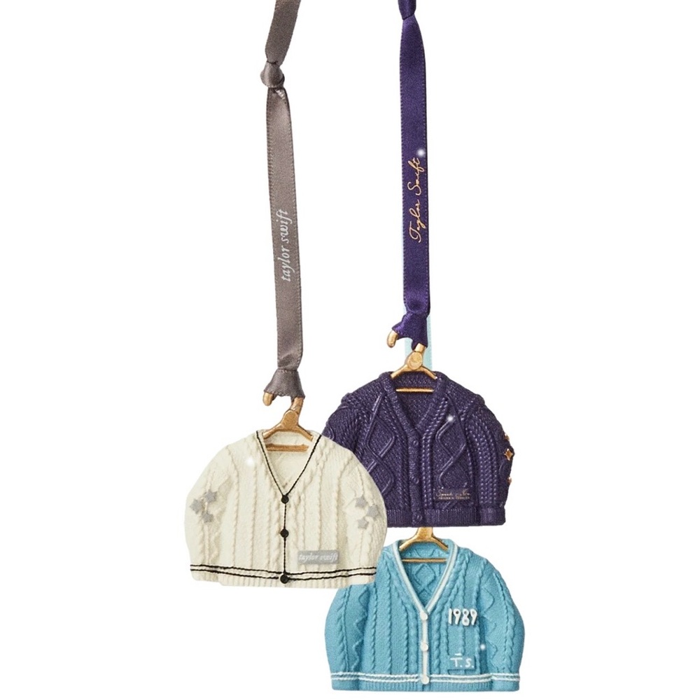 Taylor Swift Mini Cardigan  Christmas Ornament Set